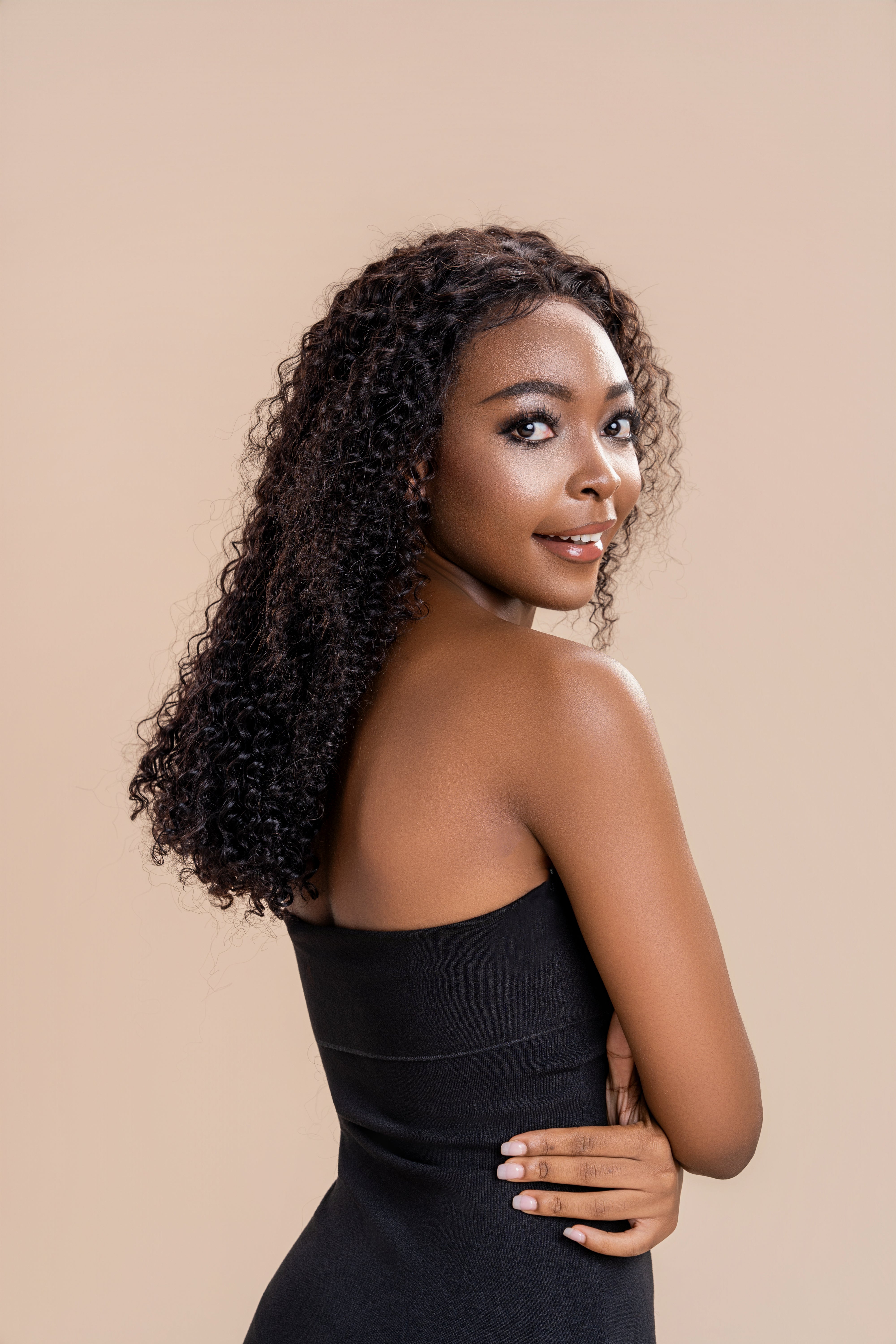 13x4 Front Lace Human Hair Deep Wave Wig
