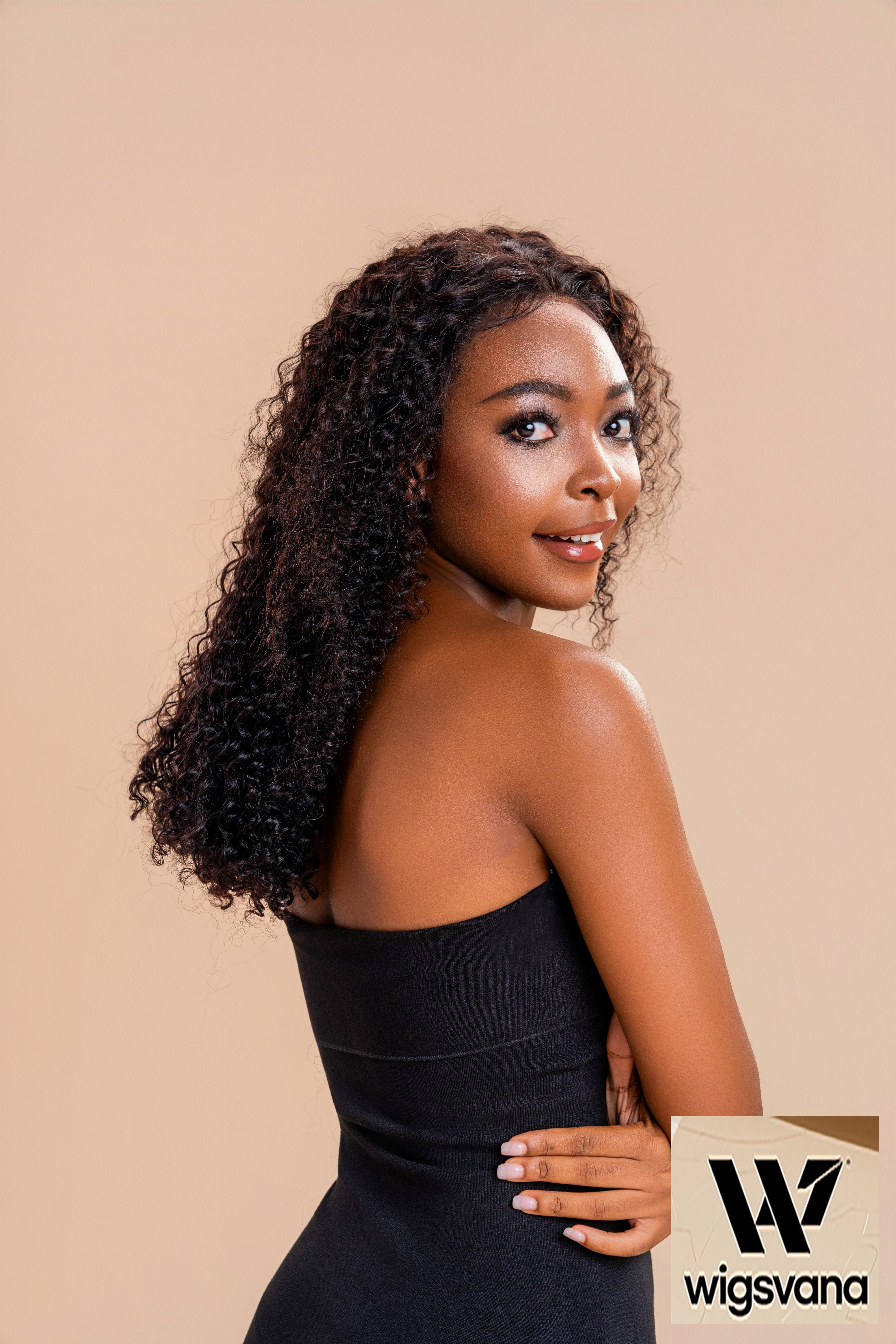 Wigsvana 13x4 Front Lace Human Hair Deep Wave Wig