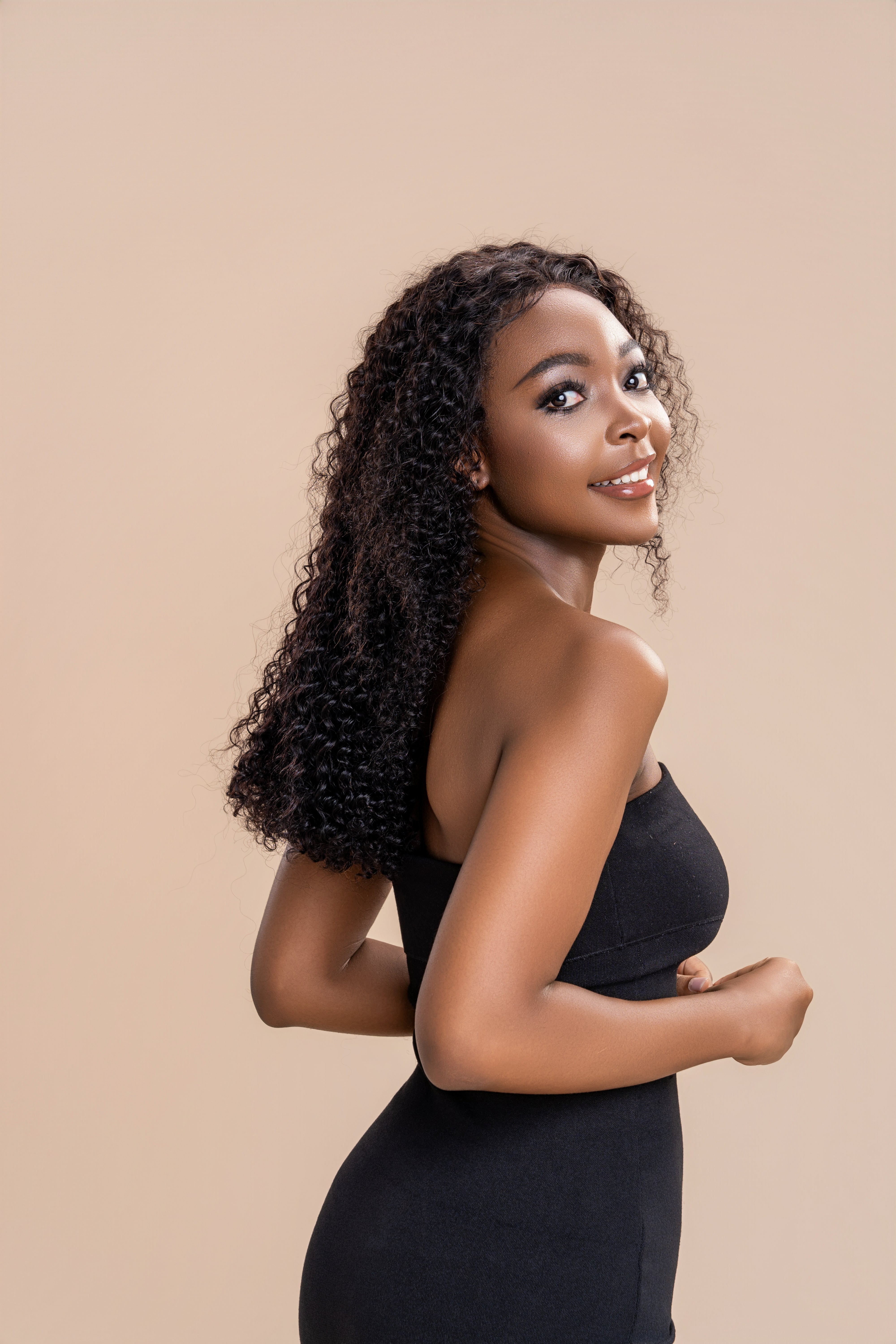 13x4 Front Lace Human Hair Deep Wave Wig