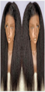 European and American human hair wigs made of 100% real human hair - kinky straight human hair wigs. Lace hair head coverings.