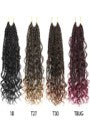 Three-strand flyaway braids - Crochet hair - Three-strand braid